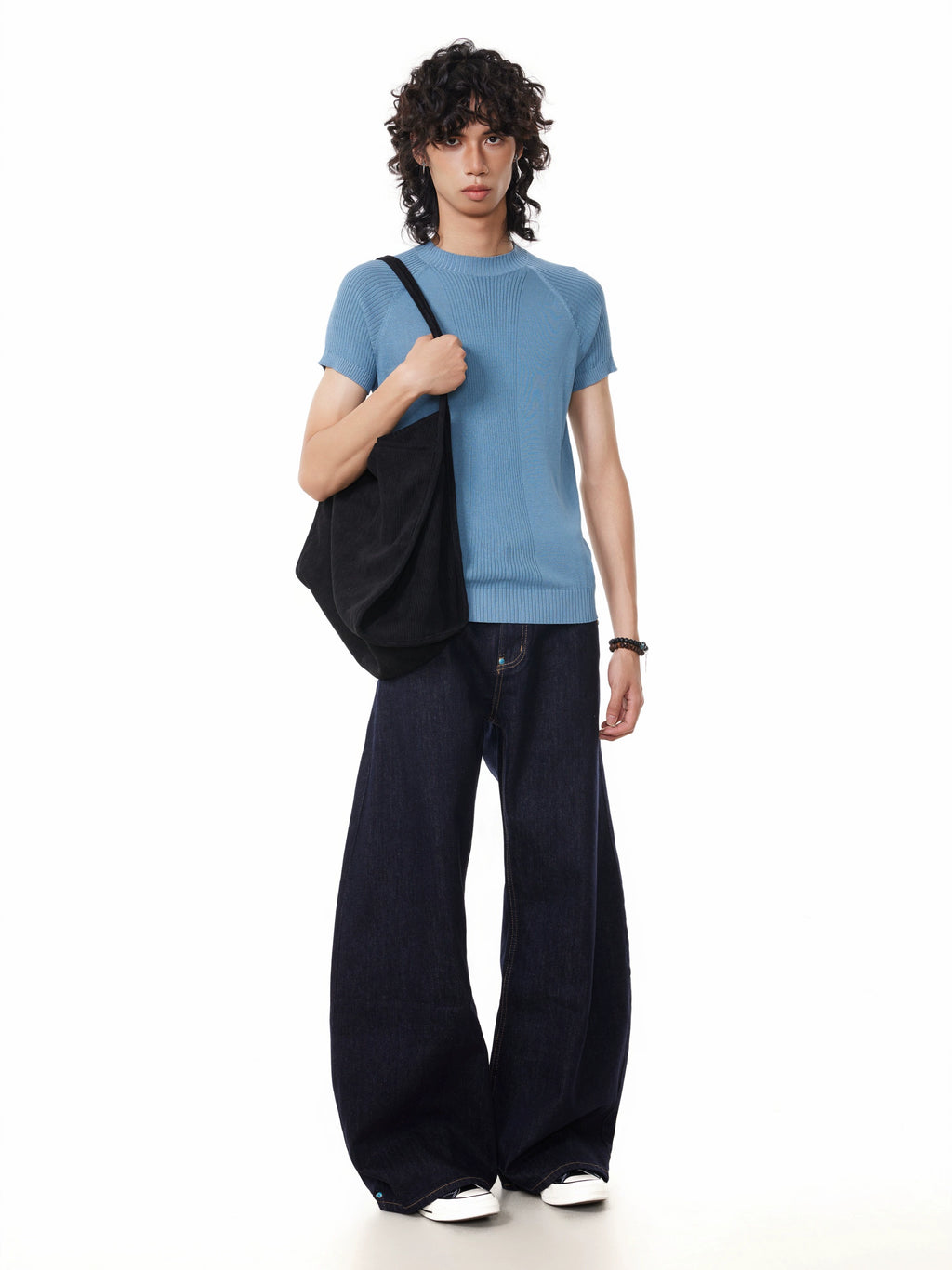 BTSG Casual Versatile Micro-pull Jeans