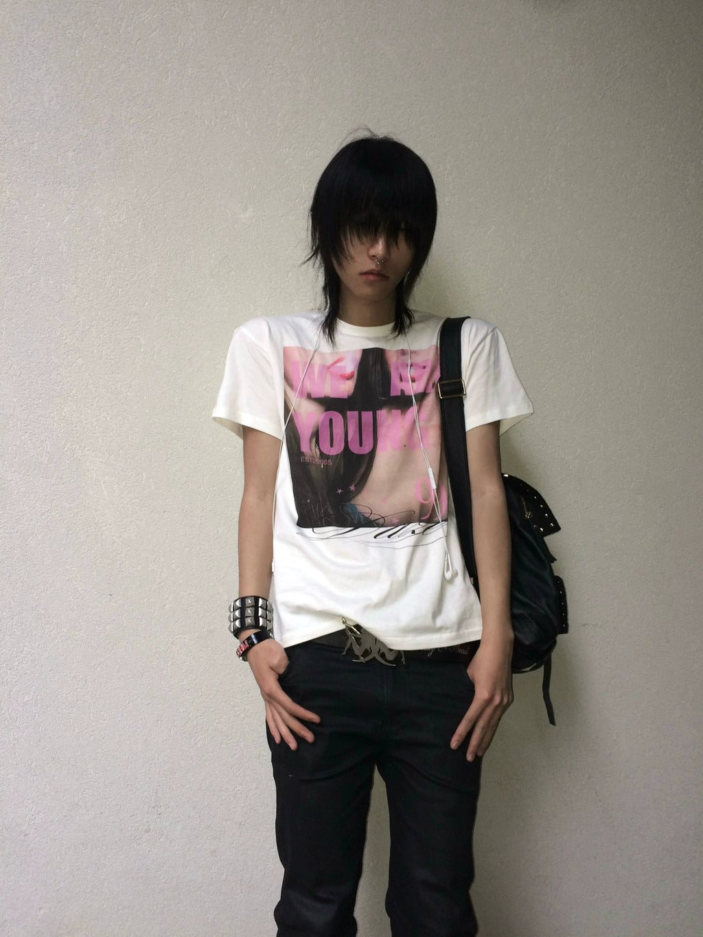 No E Mosen Vintage Short Wide Casual Tee