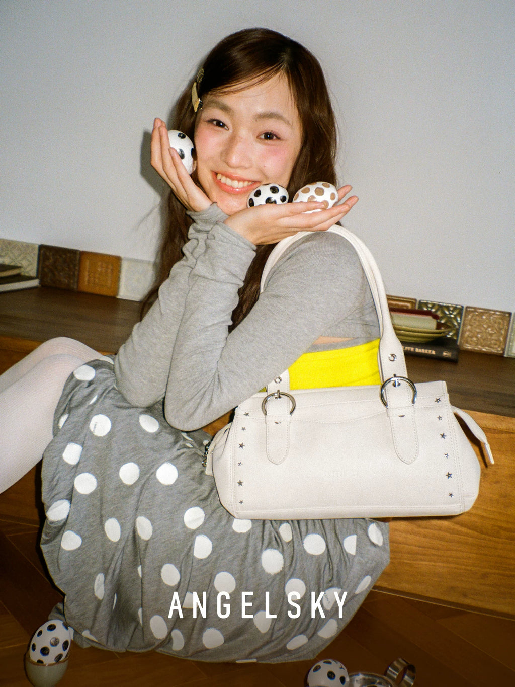 ANGELSKY Retro Shoulder Armpit Bag