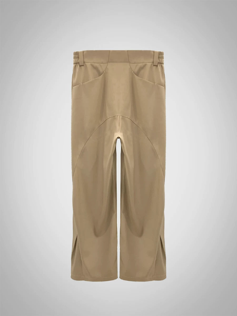 SOUTH Wide-leg Pleated Trousers