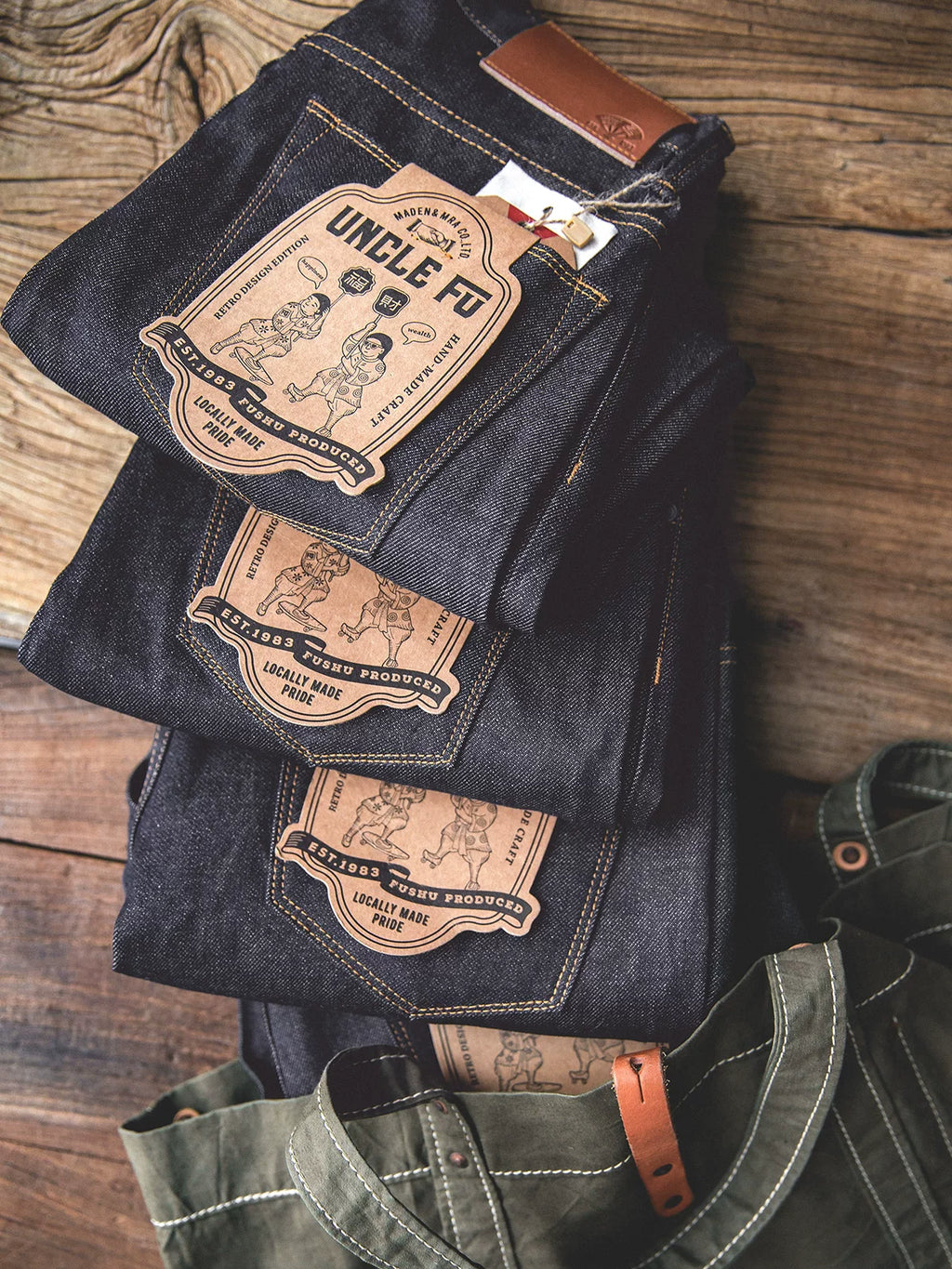 Madden retro original heavy denim straight pants