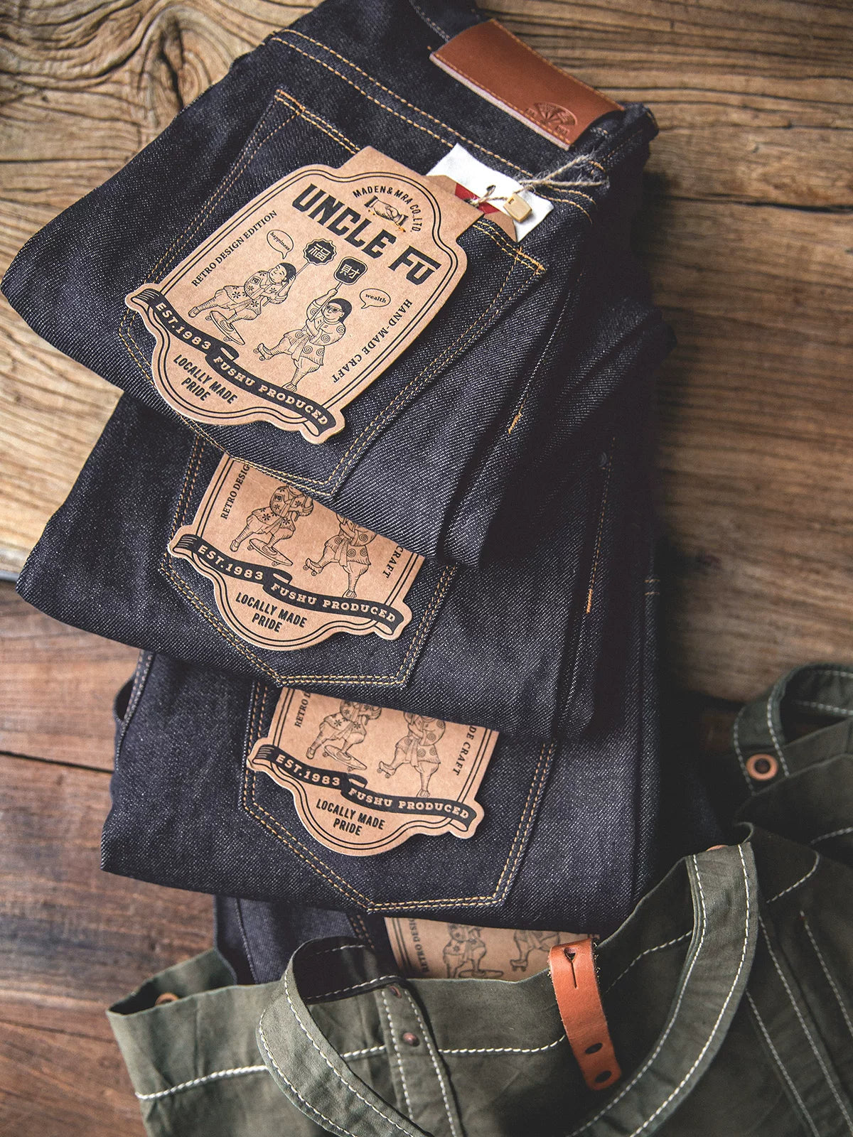 Madden retro original heavy denim straight pants