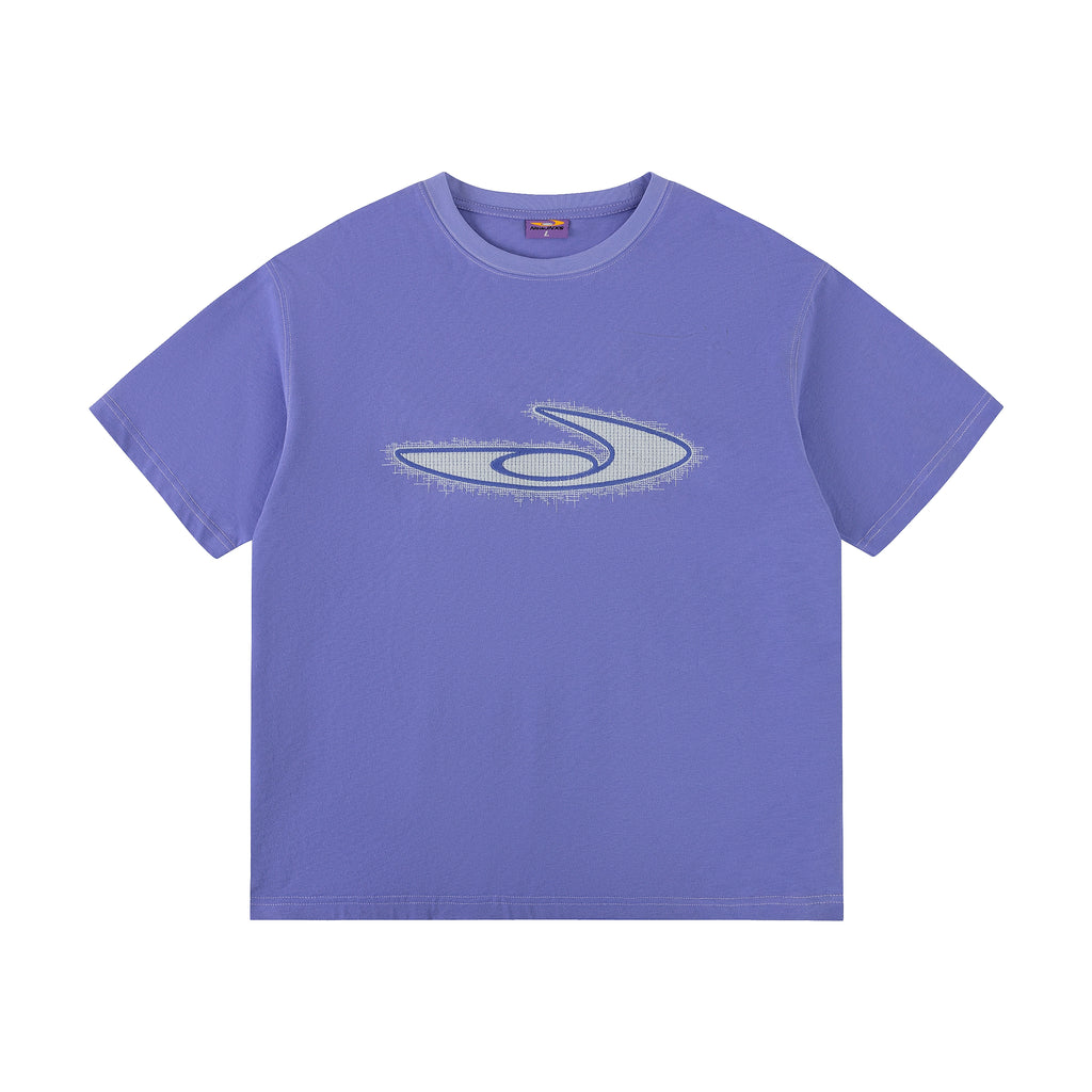 NewJNXSlogo Contrasting Color Embroidery Tee