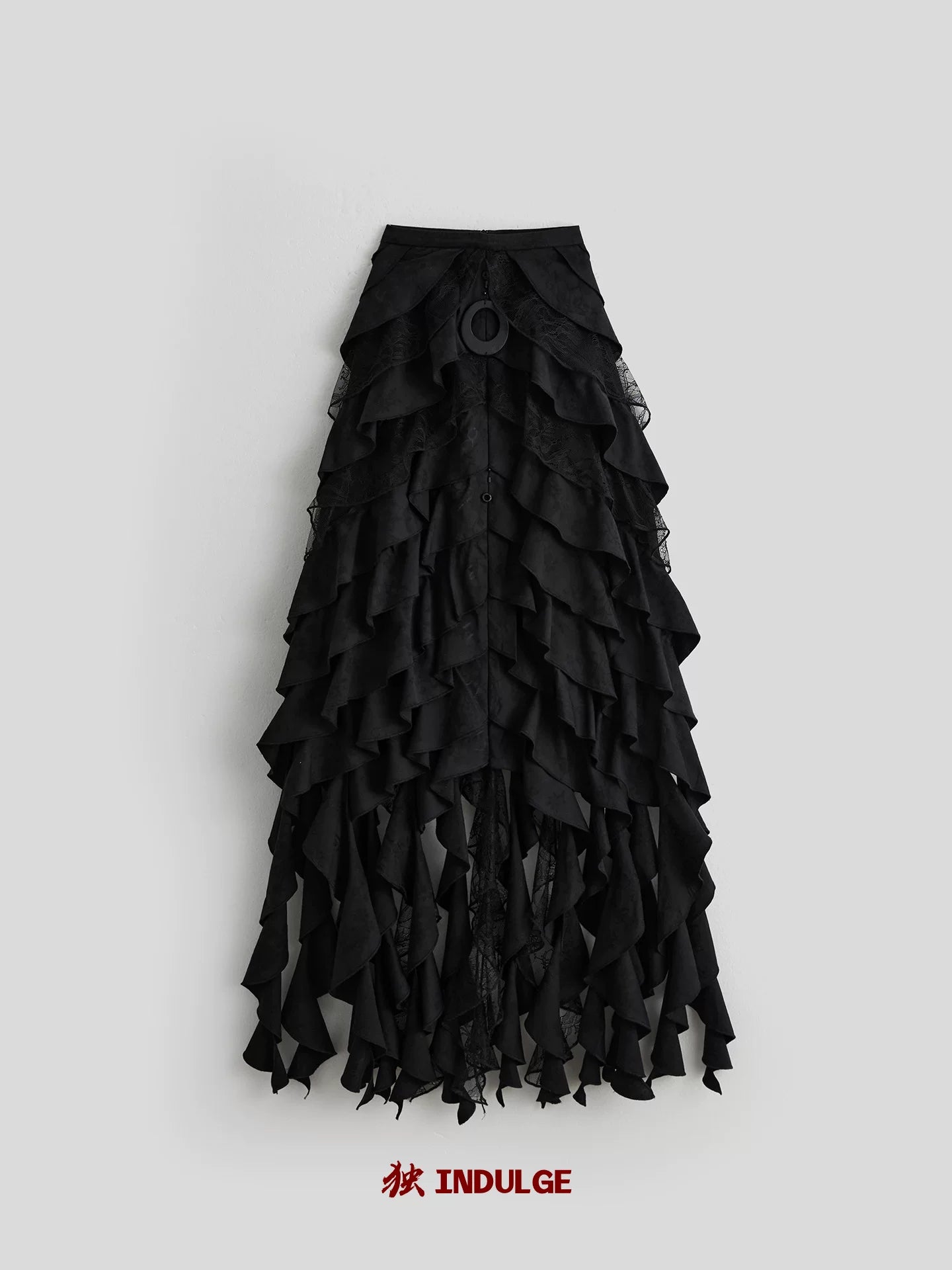 INDULG Irregular Lace Skirt