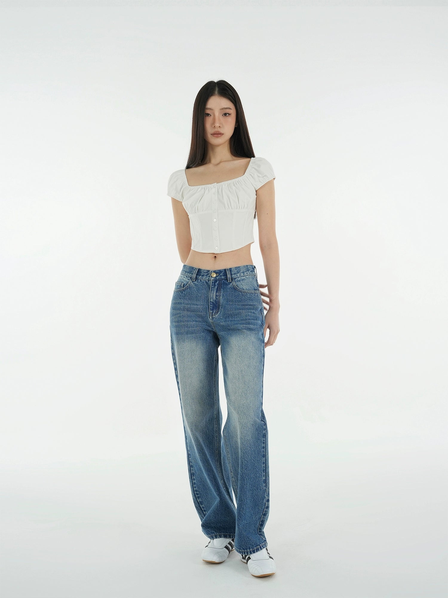 Jim Kennet Classic Straight Retro Jeans