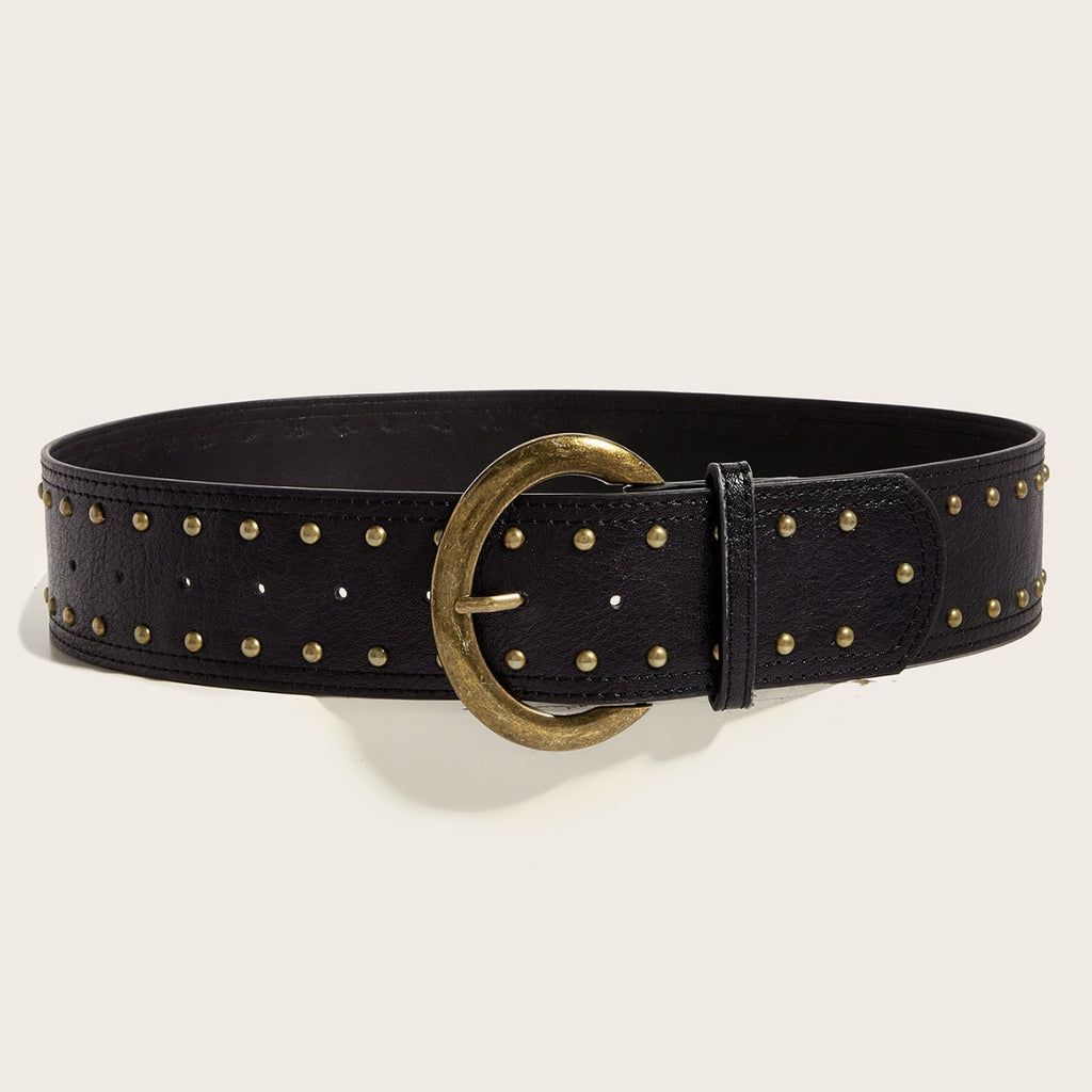 Intertek Punk Style Willow Nail Snap Personality Belt