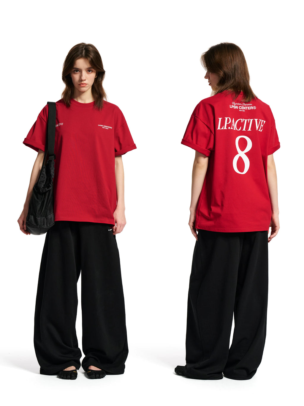 Loopsoon Digital Printing Casual Versatile Tee