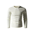 KARMANISTIC Vintage Crew Neck Letter Print Slim Sleeve