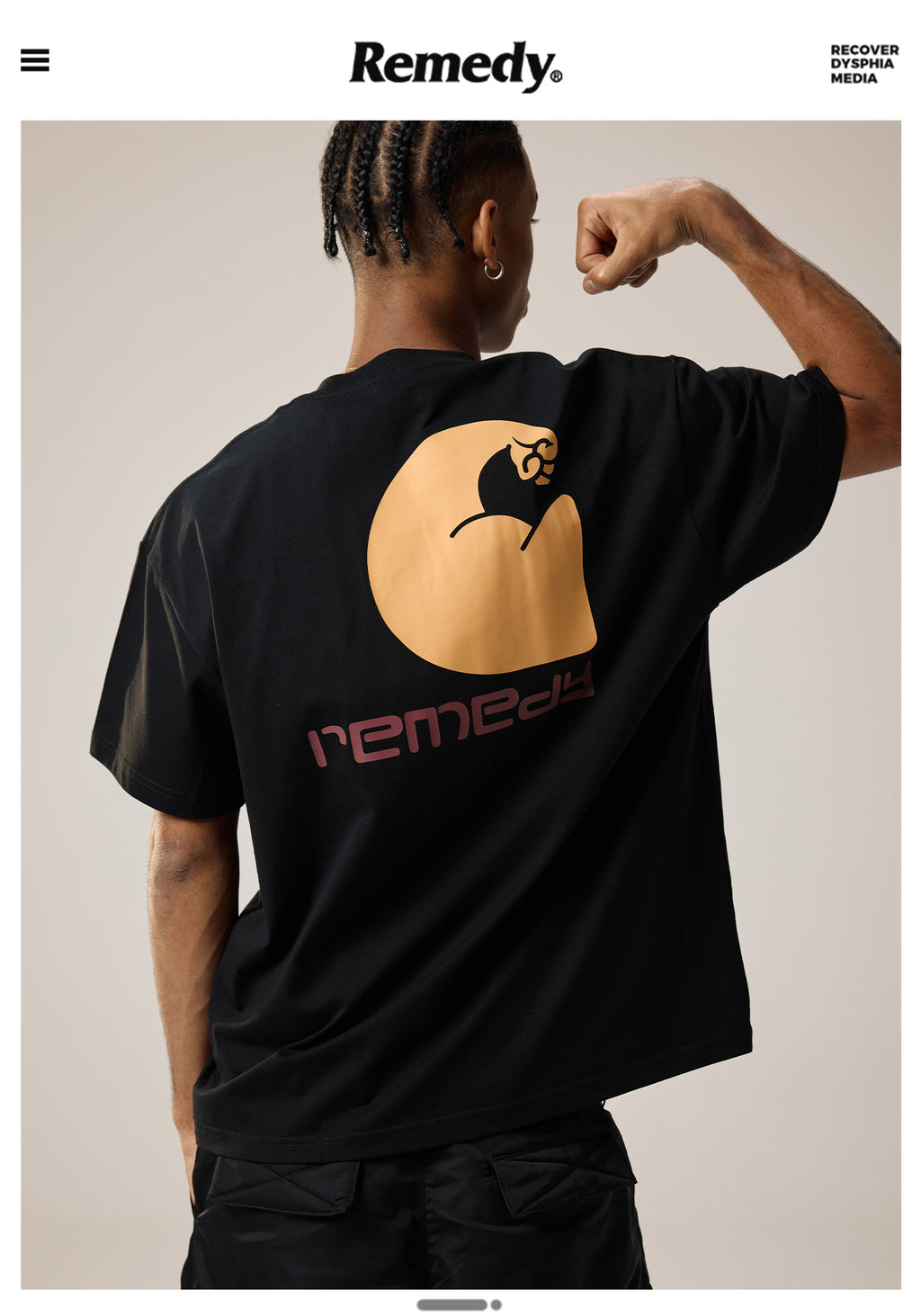 Remedy [Kaha Skin] Summer National Tide Workwear Pocket Loose Tee