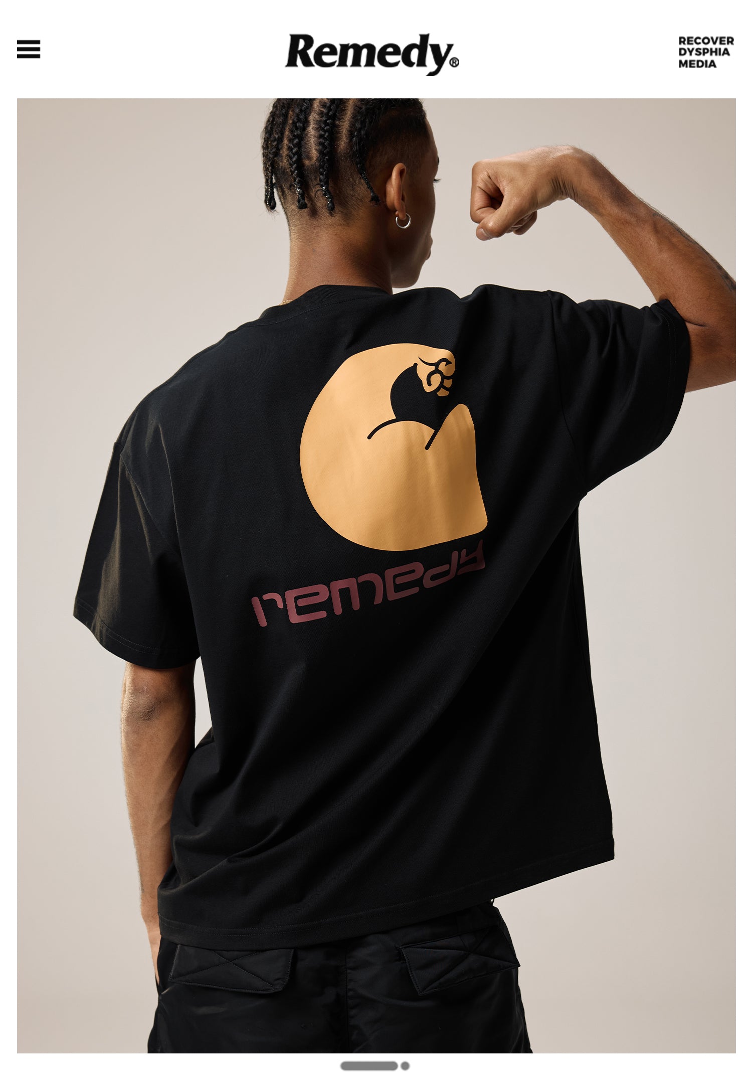 Remedy [Kaha Skin] Summer National Tide Workwear Pocket Loose Tee