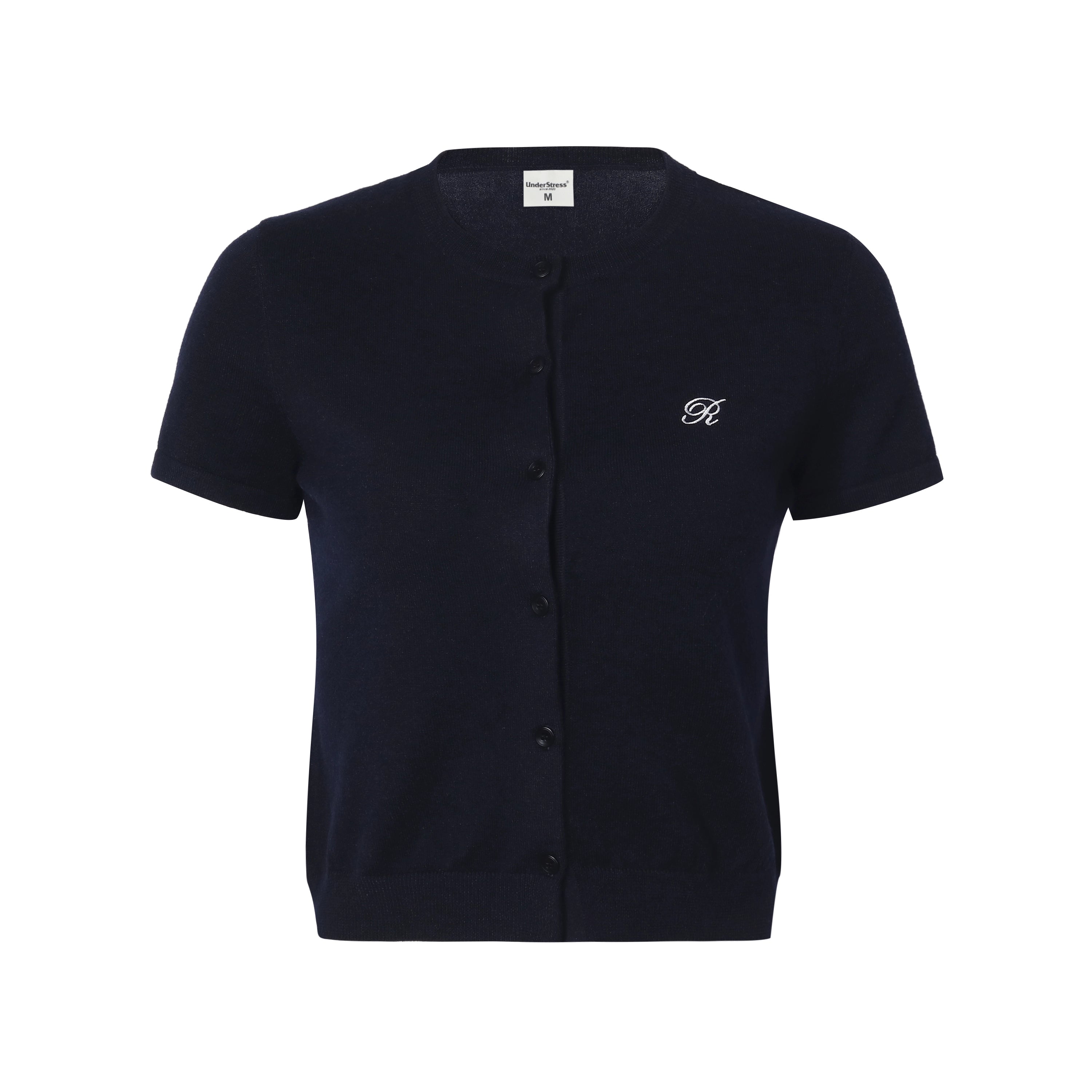 UnderStress Skin-friendly Short Button-Knitted Cardigan