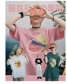 STILLYOU Funny Cat Photo POSE Printed Tee