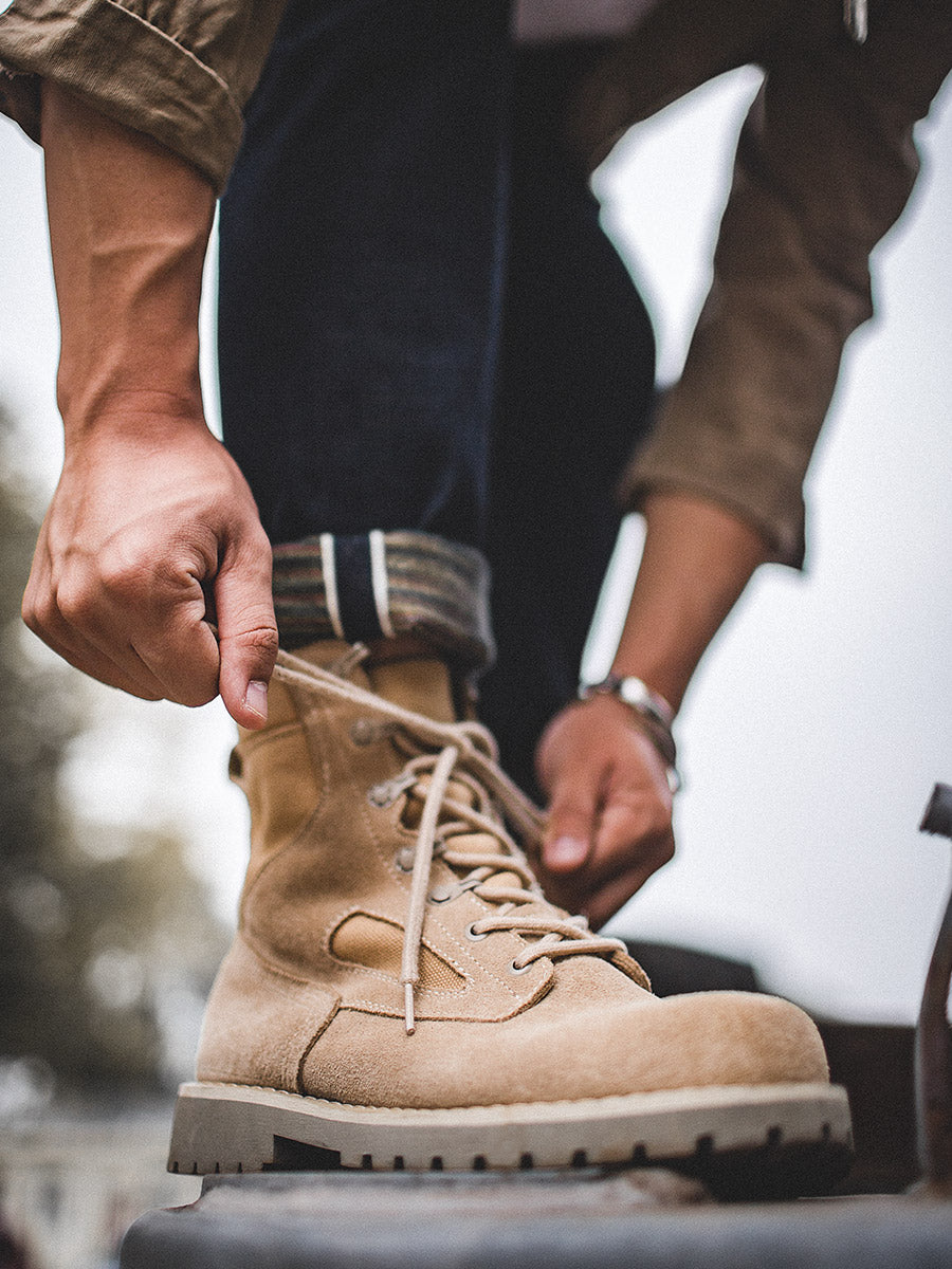 Madden high-top tactical Martin Desert boots