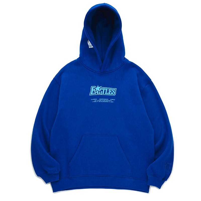 Battles Versatile Loose Fleece Hooded Sweater