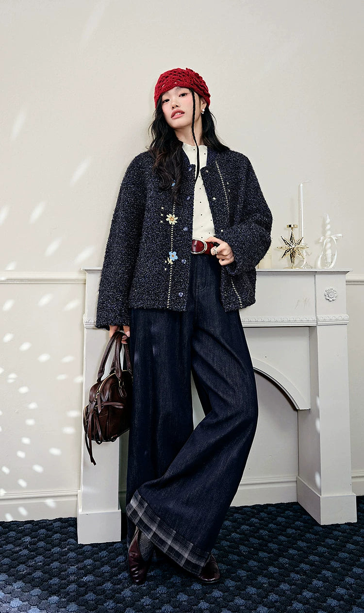 KUOSE Loose Hairy Short Jacket