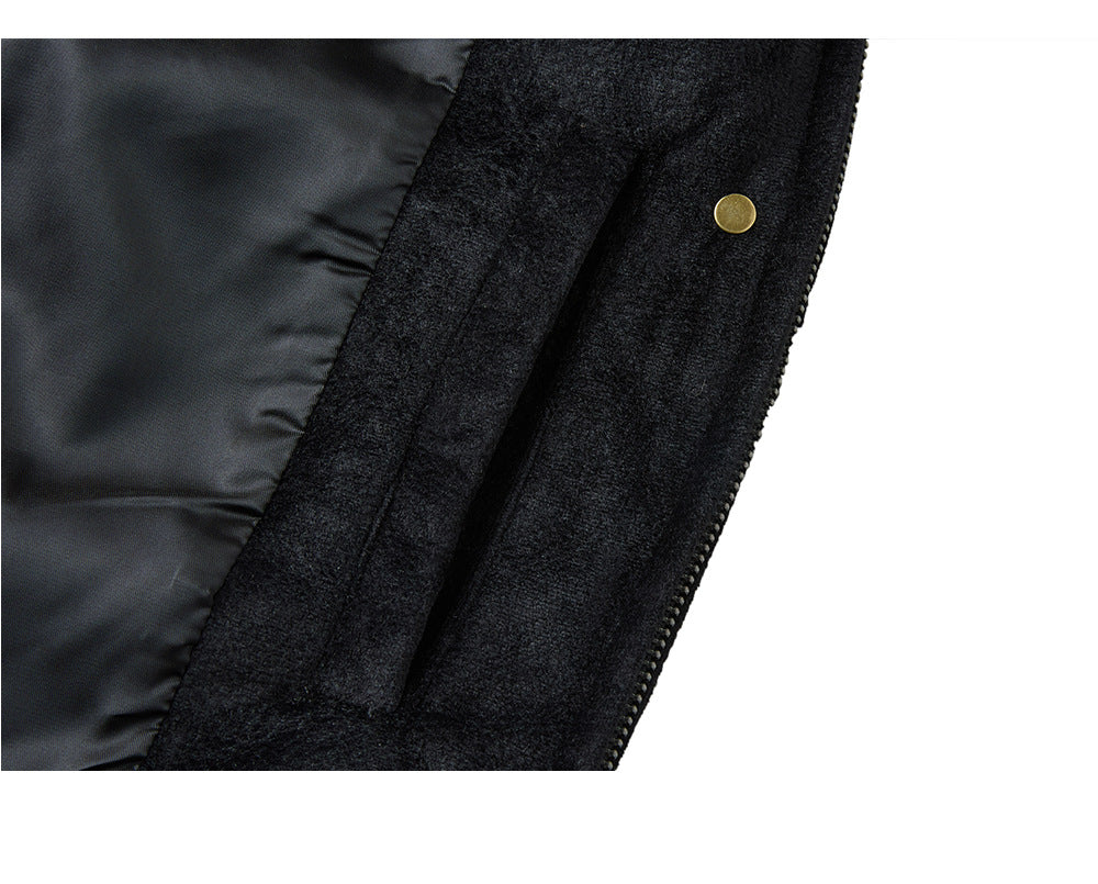 EME Retro Fleece Casual Lapel Jacket