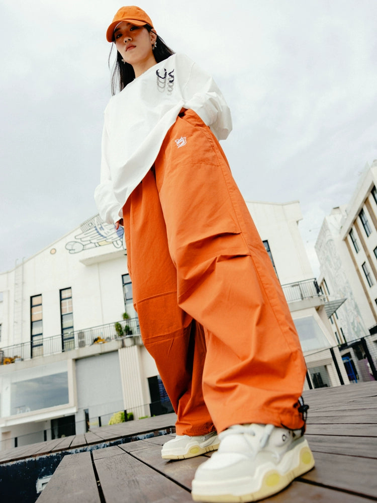 US Vintage Wide Leg Casual Straight Overalls