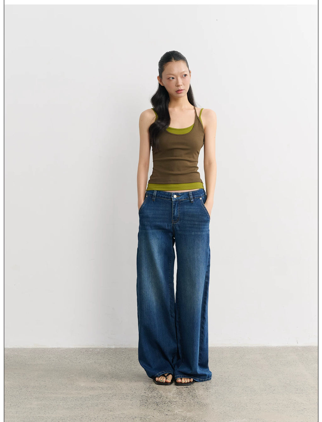 LINY LIBERTY Vintage Skinny Versatile Straight Jeans