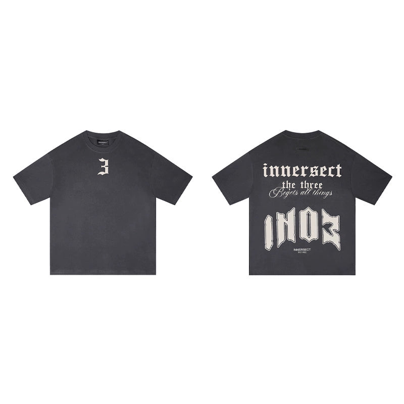 INNERSECT Alphabet Classic Logo Casual Tee