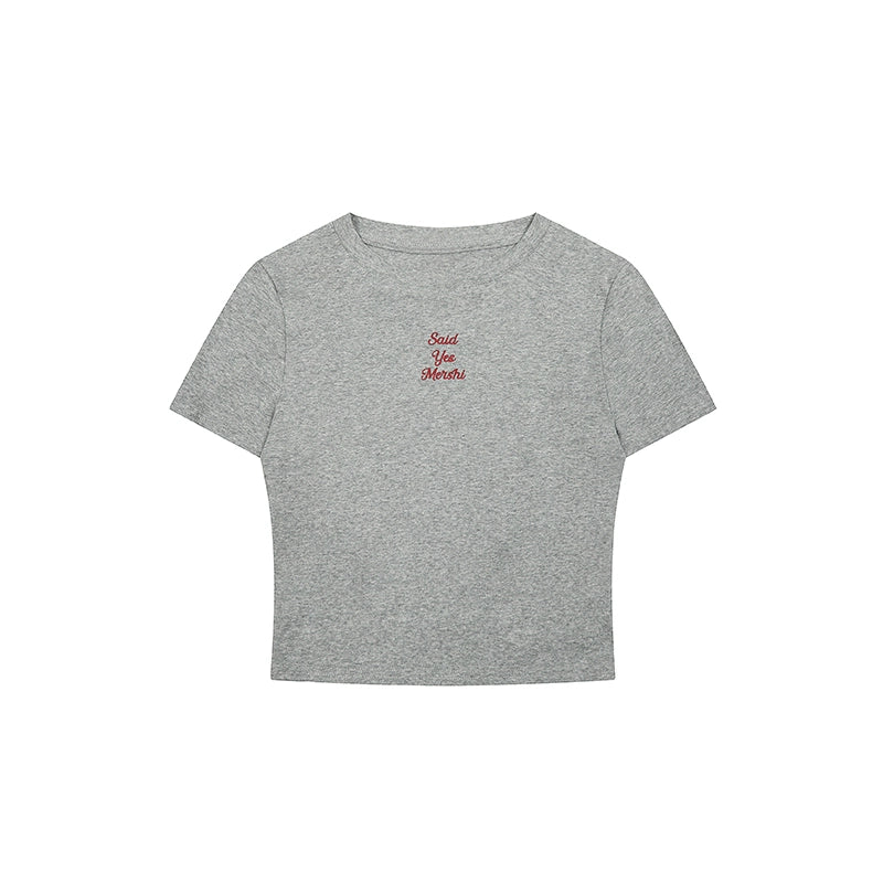 AIRHOOD Short Alphabet Printed Tee