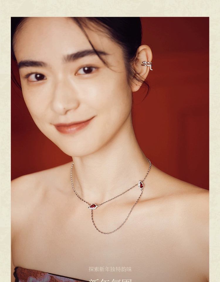 ZEGL Spirit Snake Light Luxury Necklace