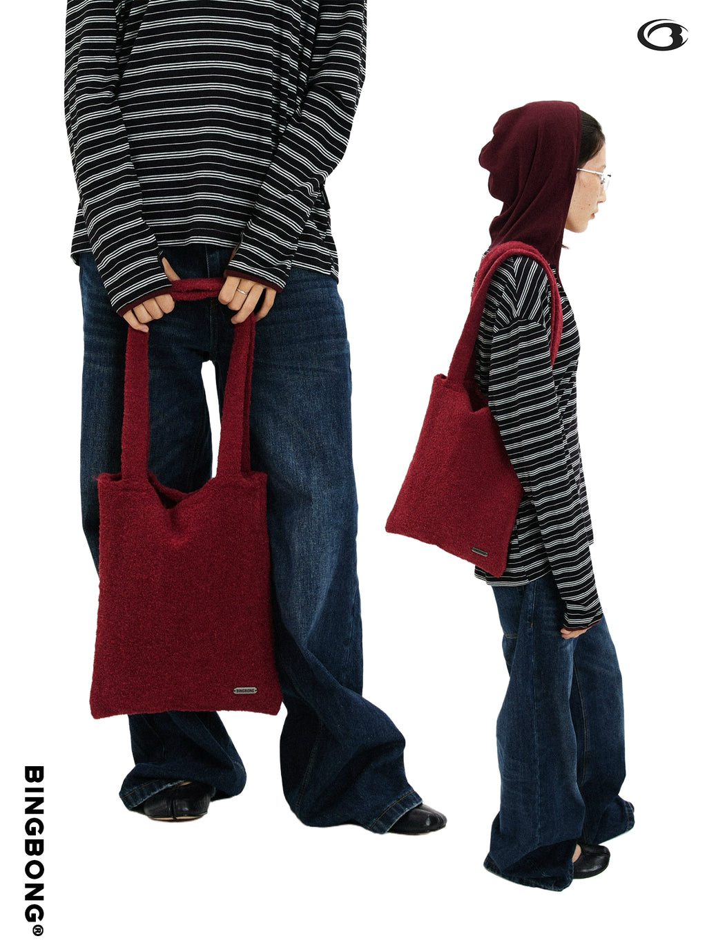 BINGBONG Korean Retro Handbag