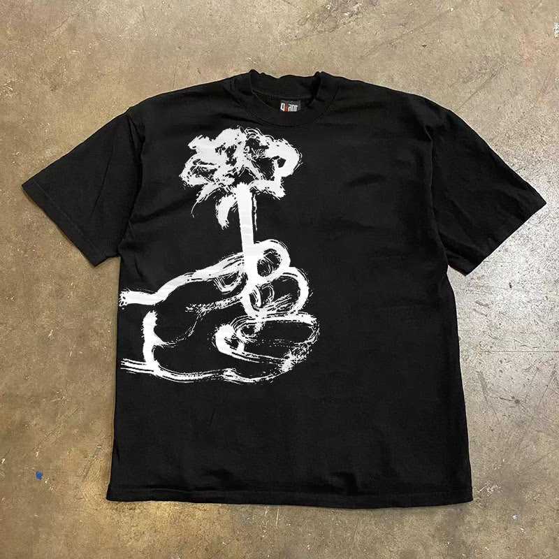 UPUPXIA Niche Loose Versatile Tee