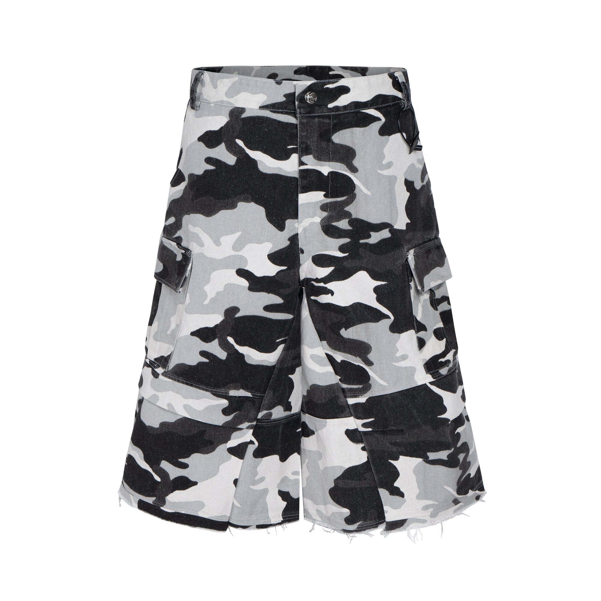 BLACKLISTS Ruining Burrs Brush Wax Camouflage Shorts