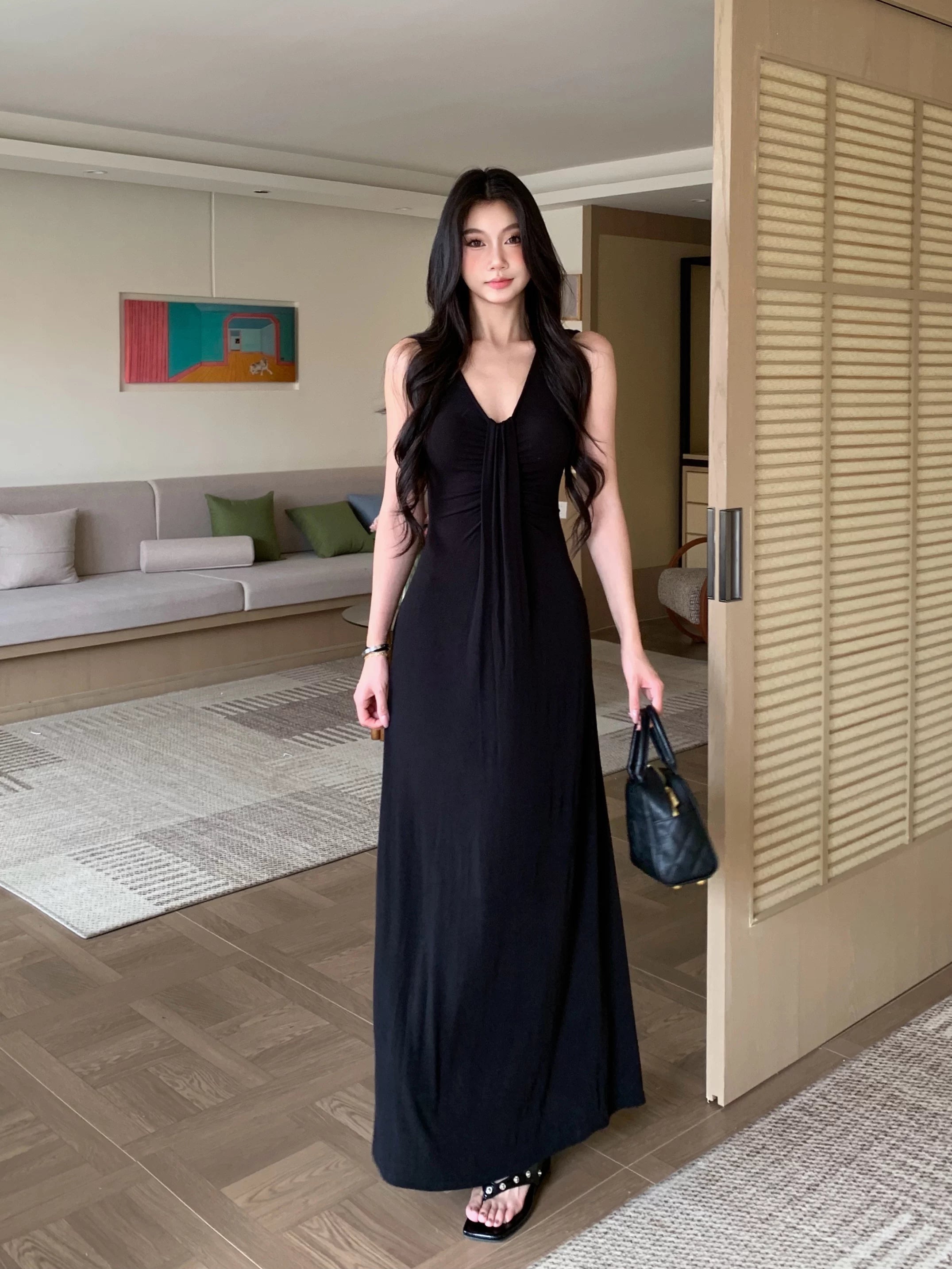 WITHMIN Waist Slim Dress