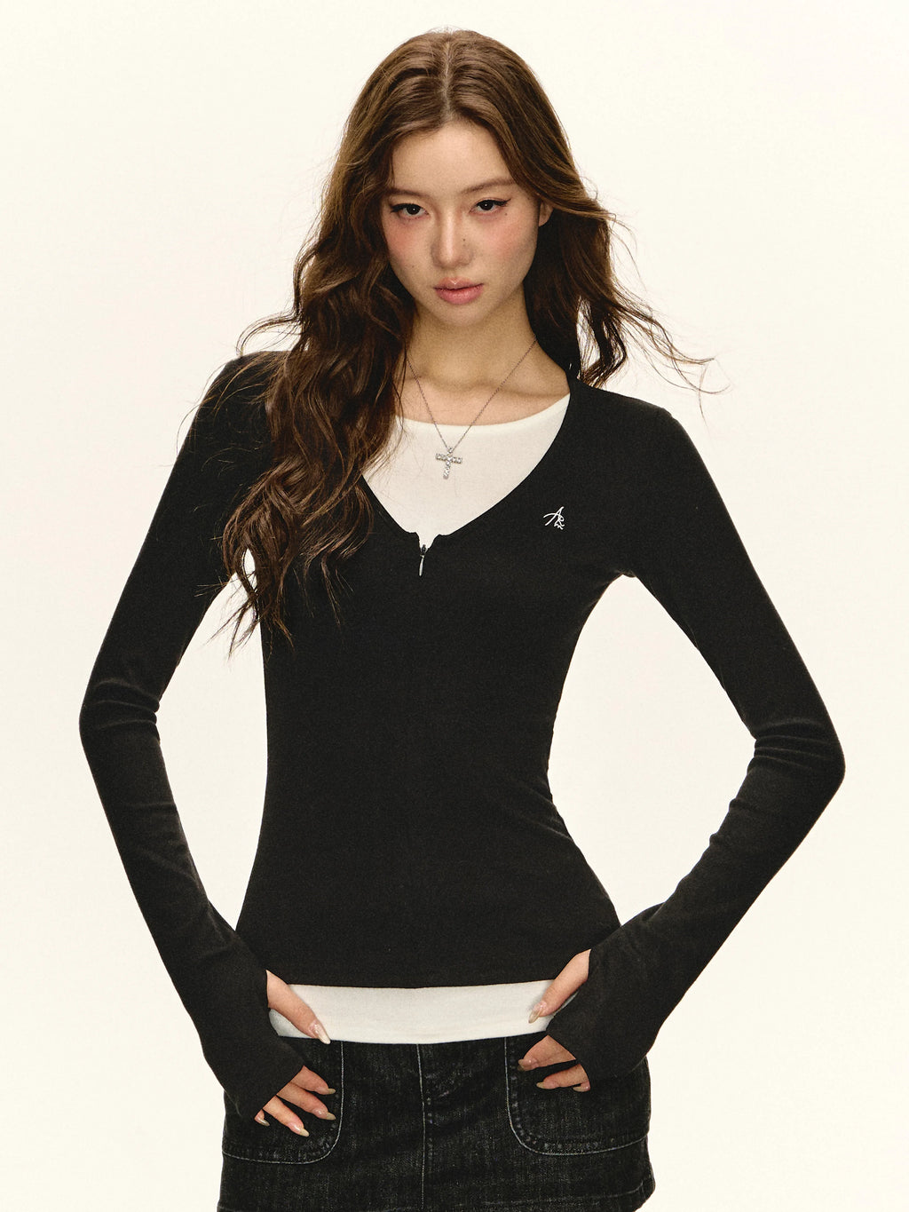 Ariseism Vintage Slim Versatile Long Sleeve