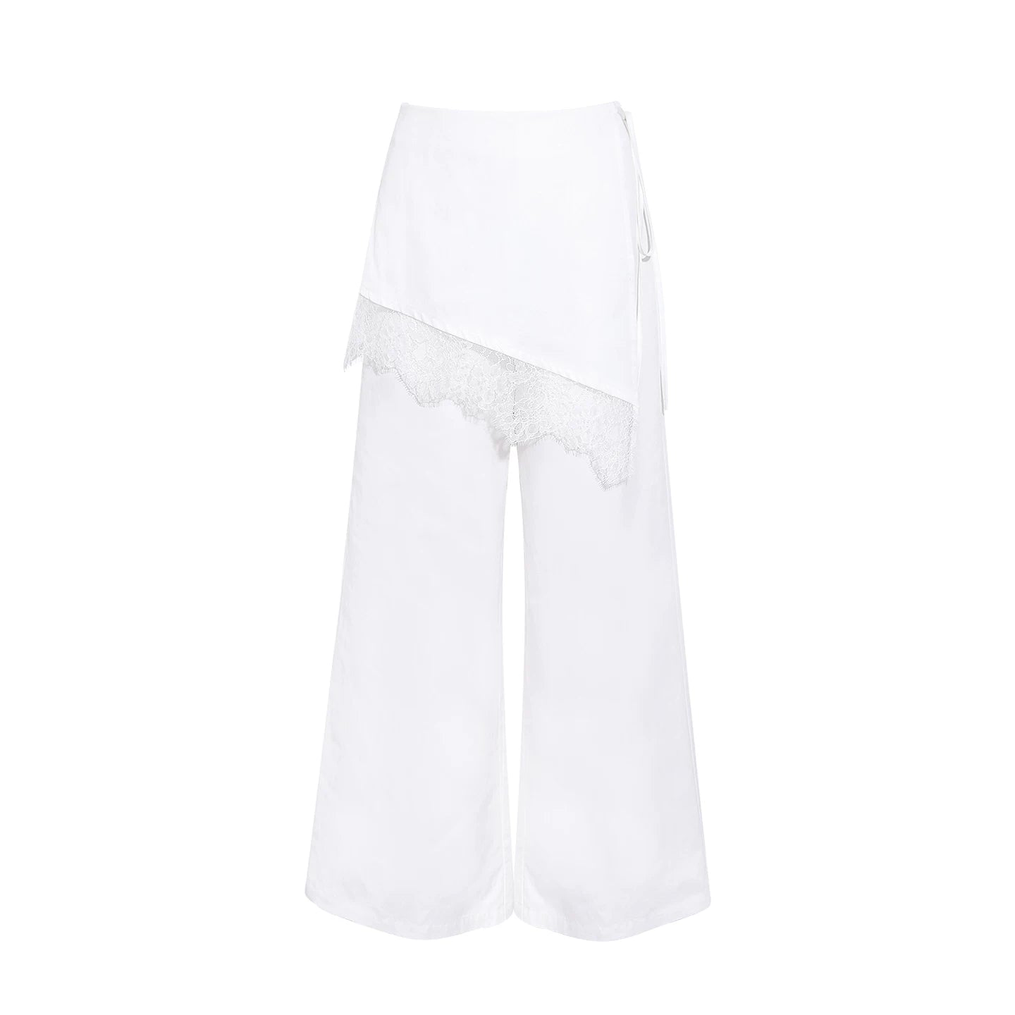 Wildberry High Waist Casual Fart Curtain Pants