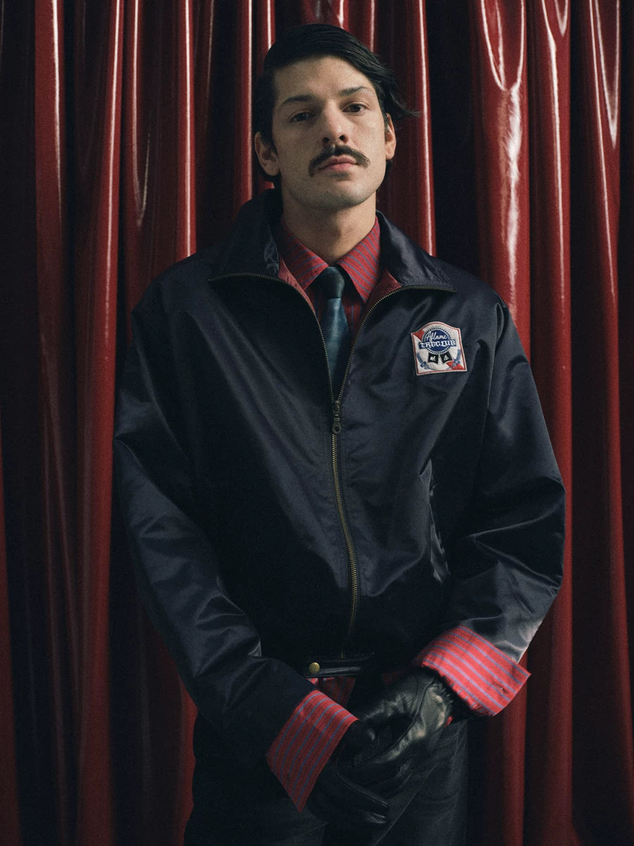 TREclub Premium Sense Glossy Embroidered Patch Jacket