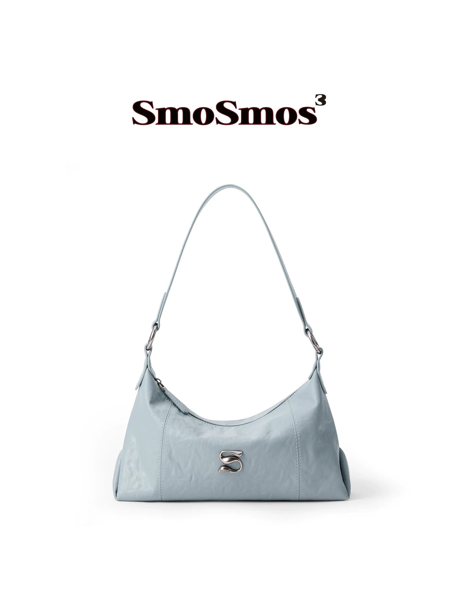 SmoSmos Niche Pleated Crossbody Shoulder Bag
