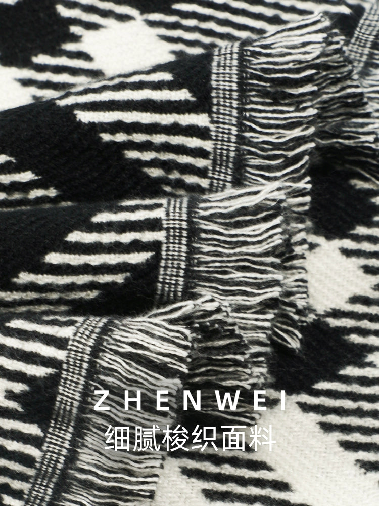 ZHENWEI Widened Large Shawl Plaid Scarf