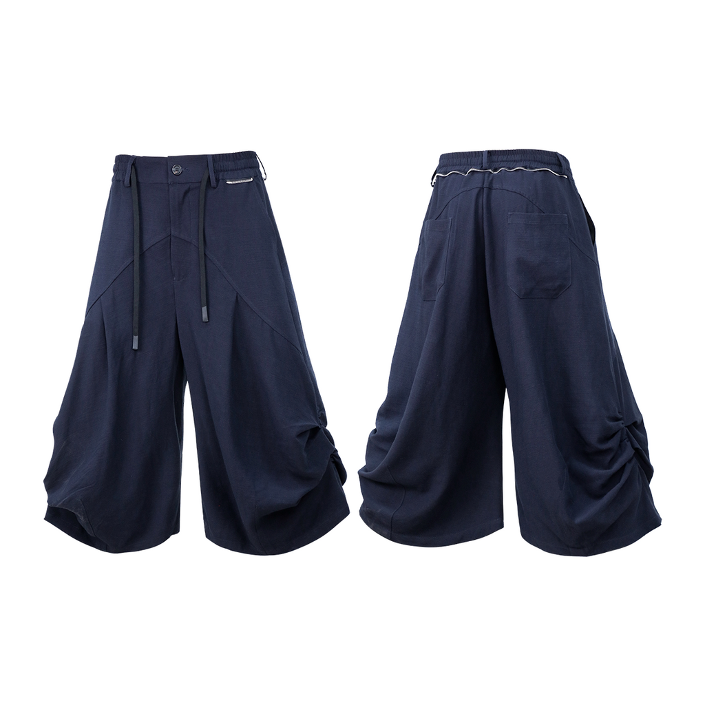 RELABEL Pleated Casual Capris