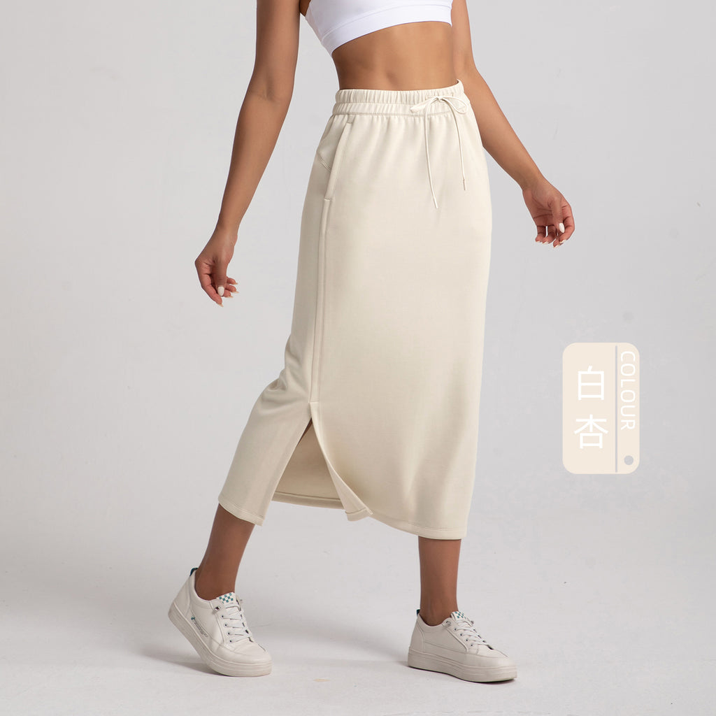 Athena Lulu High Waist Naked Sports Yoga Split Dress