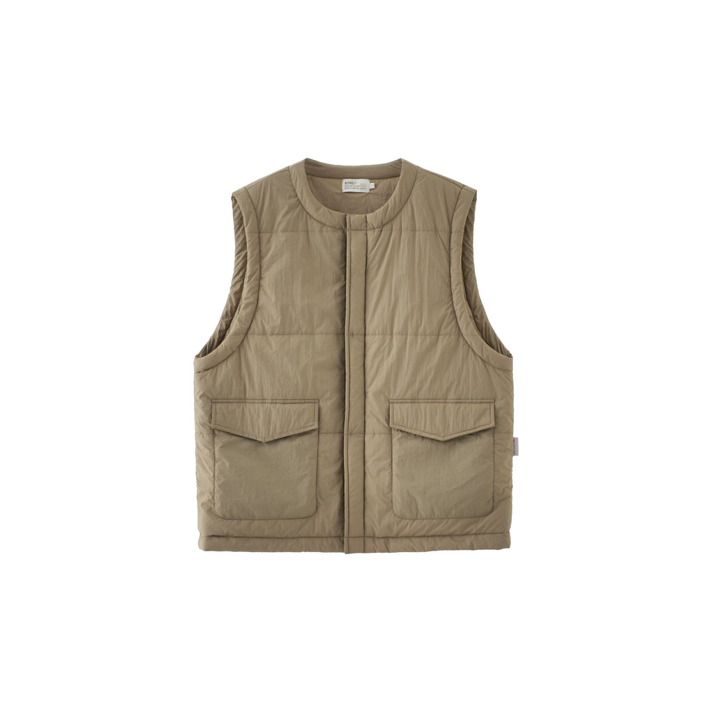 BUTTBILL New Shirley Cotton Crew Neck Cotton Jacket Vest