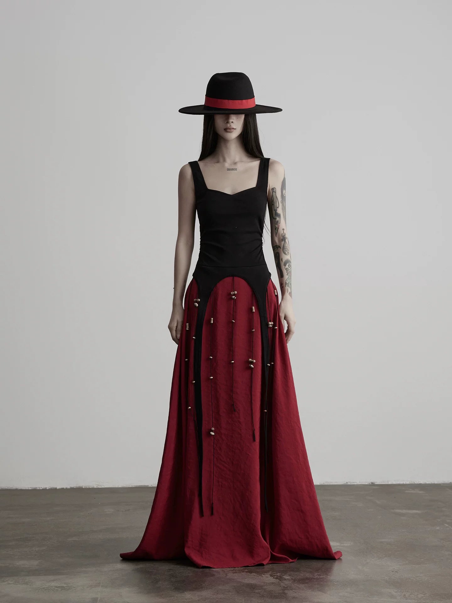 INDULGE Knitted Stitching Dress