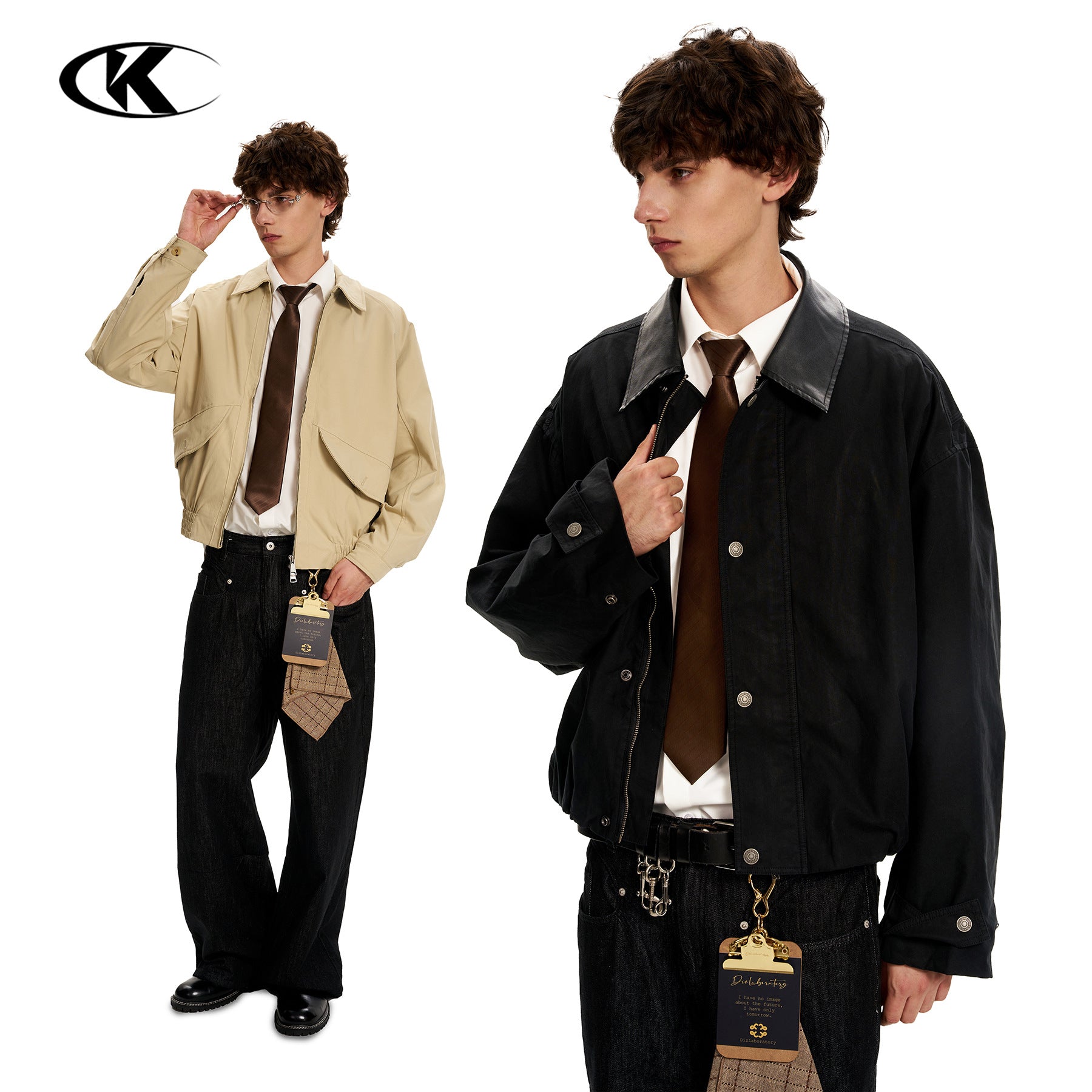 11KN Lapel Loose Casual Three-dimensional Jacket