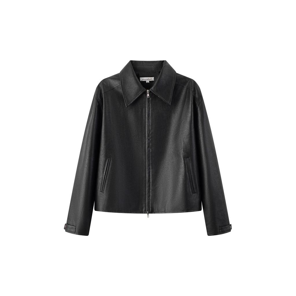 Anniehall Make Old Vintage Tooling Leather Jacket