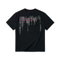 SAXGENWON Retro Hot Drill Front Shoulder Tee