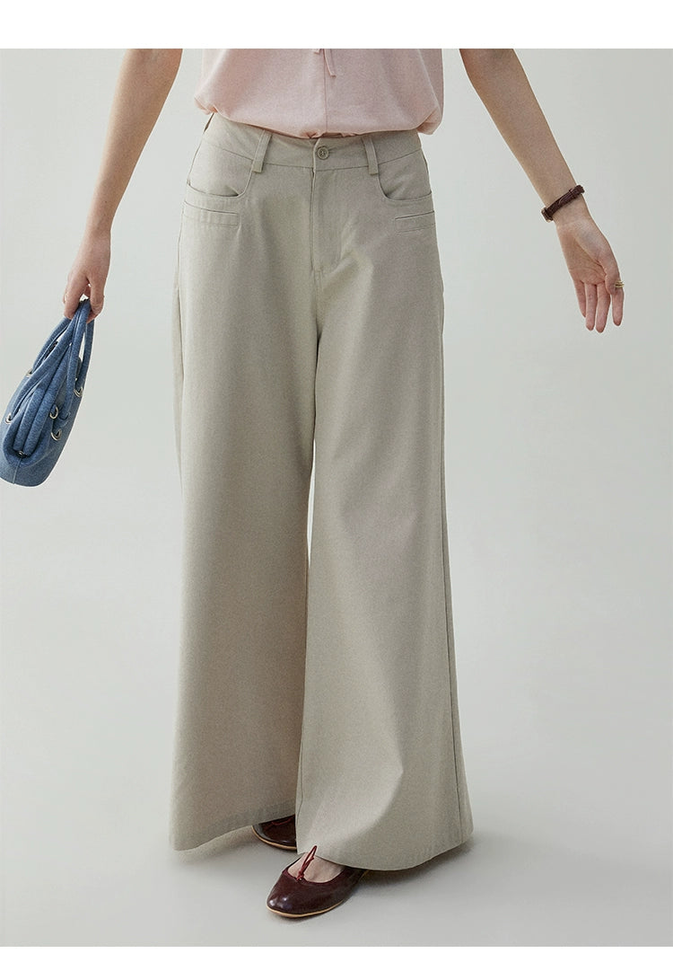 VOOE Japanese Loose-fitting Wide-leg Casual Flared Pants