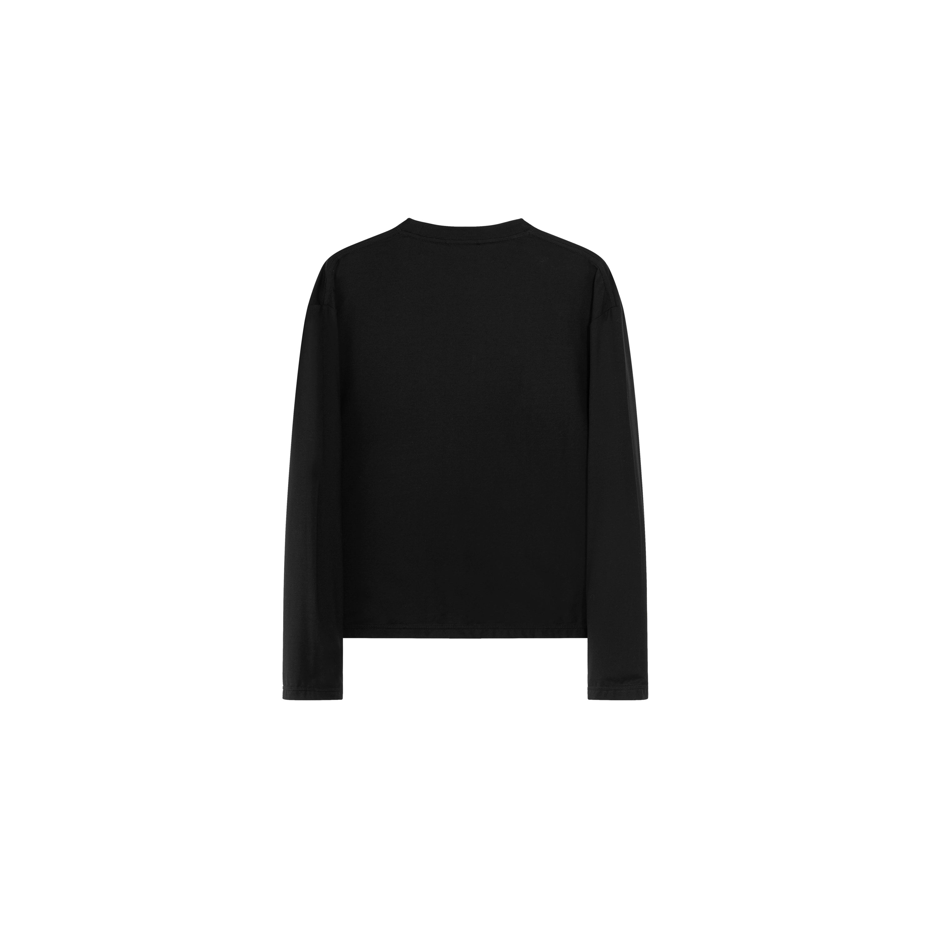 PLUS NO LOGO Simple Casual Versatile Soft Long Sleeve