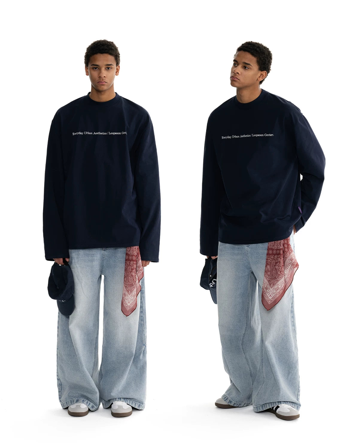 Loopsoon One-President Printing Simple Premium Versatile Long Sleeve