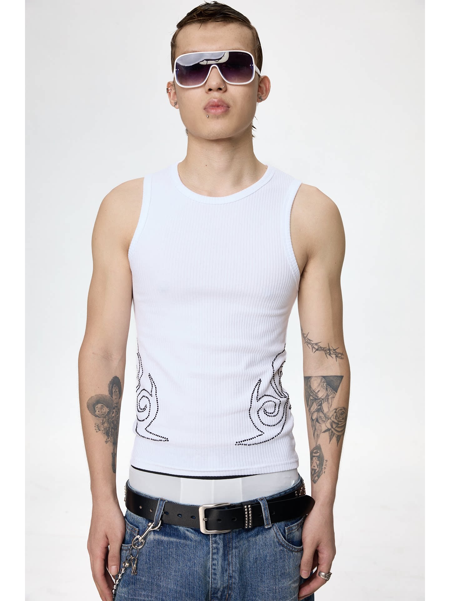 Karmanistic Vintage Slim Fit Hot Diamond Vest