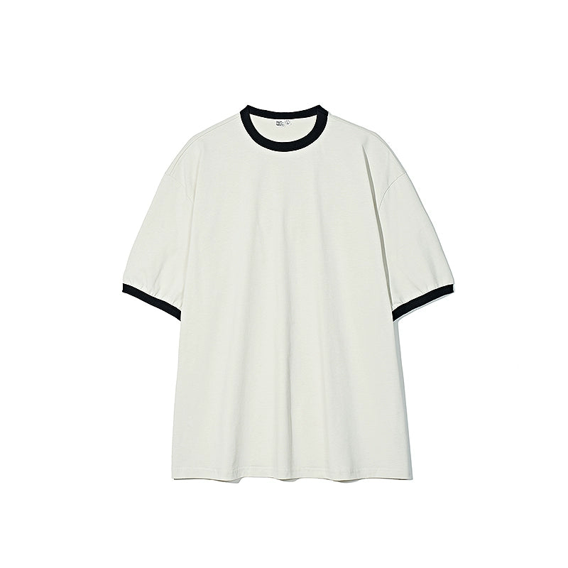 PARTIMENTO Simple Contrasting Tee