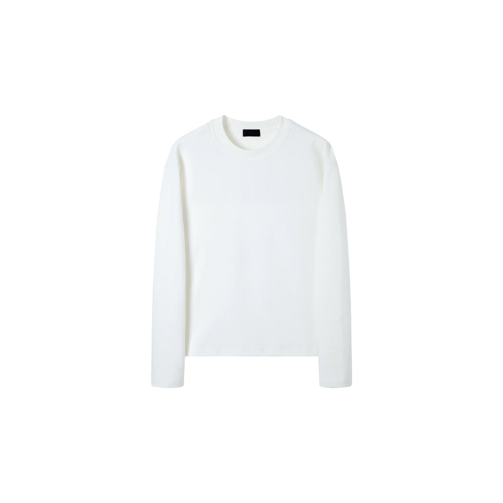 PLUS NO LOGO Warm and Thickened Double-sided Abraded Long Sleeves