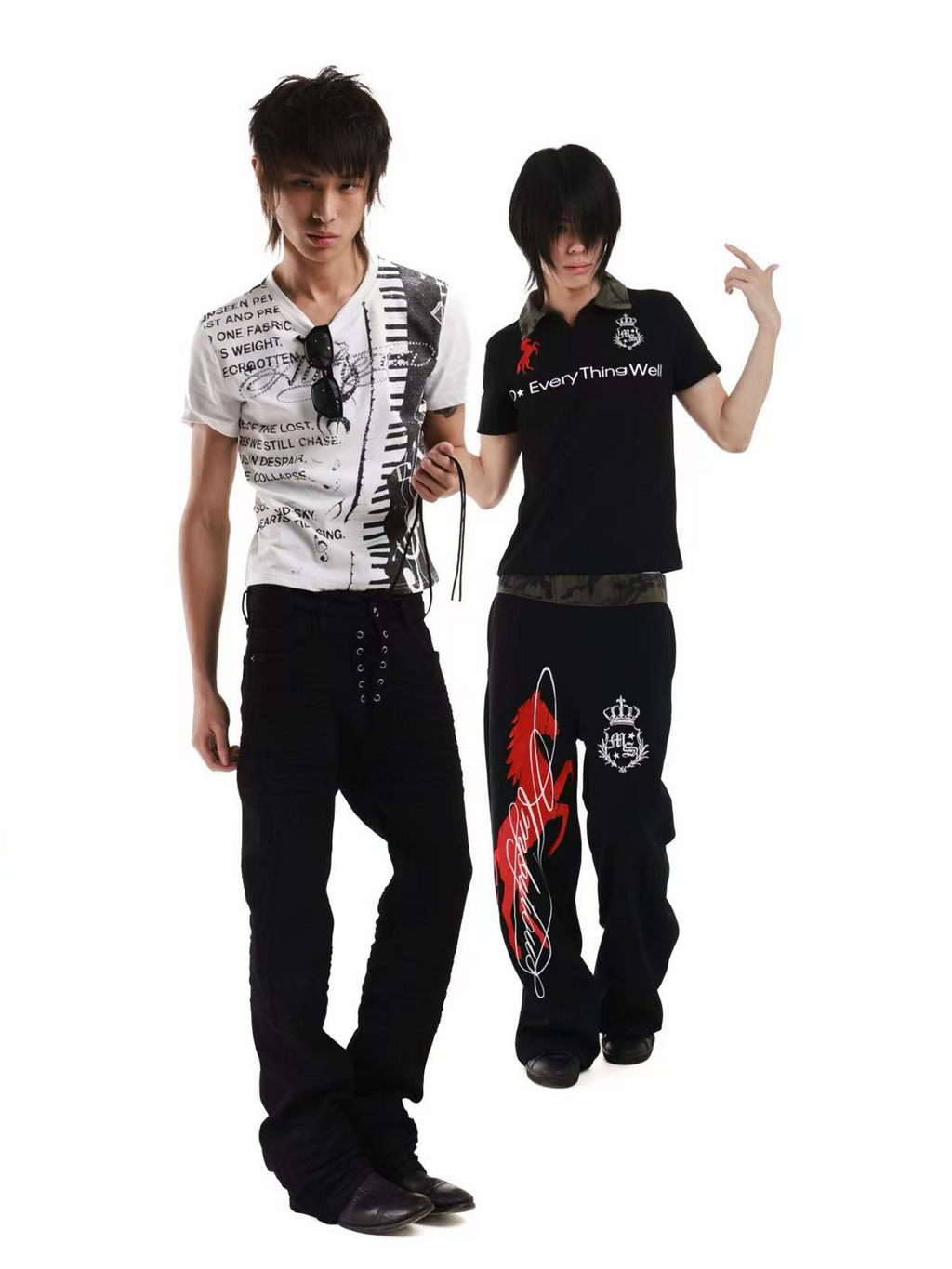 DETW Camouflage Contrasting Casual Sweatpants