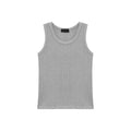 TURNTIDE Crew Neck Pit Strip Knitted Sleeveless Sports Vest