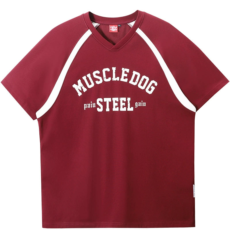 Muscle Dog Cool Quick-drying Baseball Tee